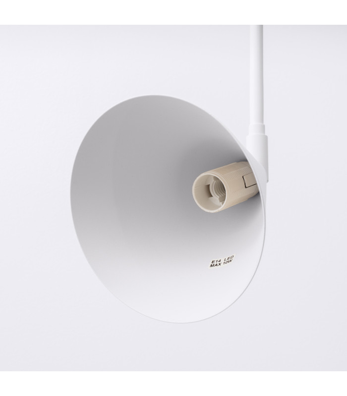 Nox Dome Wall Lamp White 1x E14-8