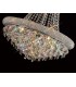 Ceiling Pendant Chandelier 13 Light Polished Chrome, Crystal - 13