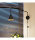 Nox Dome Wall Lamp Black 1x E14-14