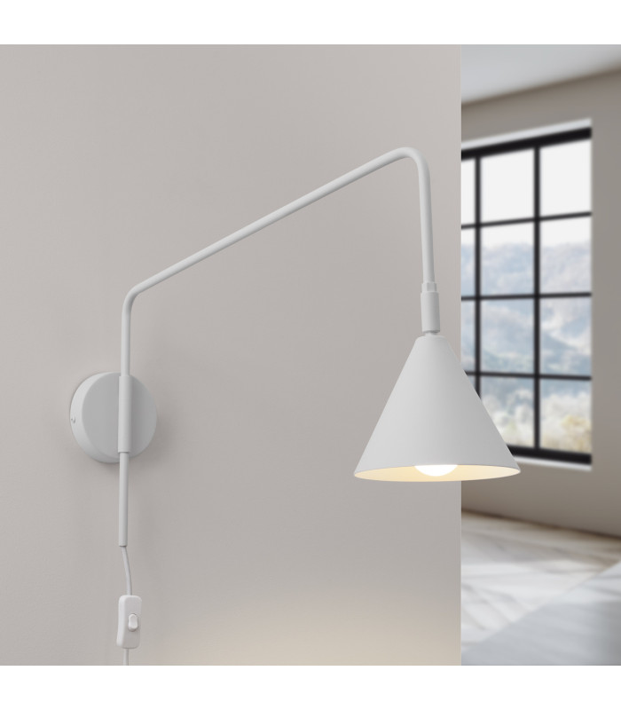 Nox Dome Wall Lamp White 1x E14-3