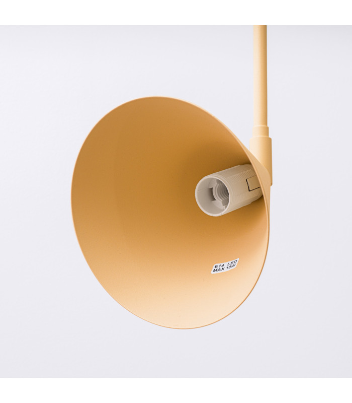 Nox Dome Wall Lamp Gold Black 1x E14-8