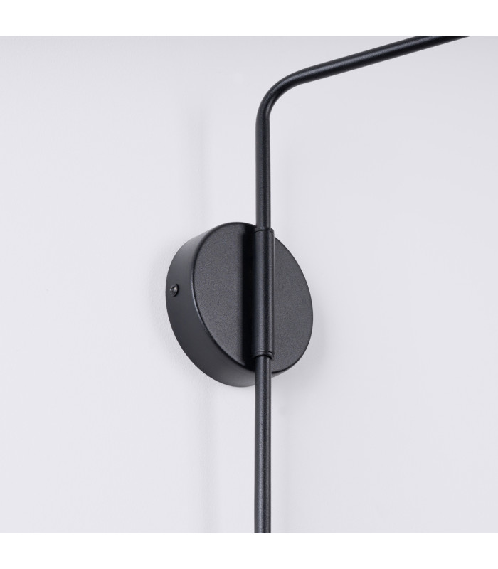 Nox Dome Wall Lamp Black 1x E14-7