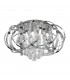 Tilly Chrome 3 Light Indoor Flush Ceiling Light Fixture - Searchlight 5973-3CC