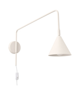 Nox Dome Wall Lamp Beige 1x E14-1