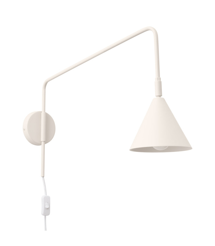 Nox Dome Wall Lamp Beige 1x E14-1