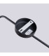Nox Dome Wall Lamp Black 1x E14-9