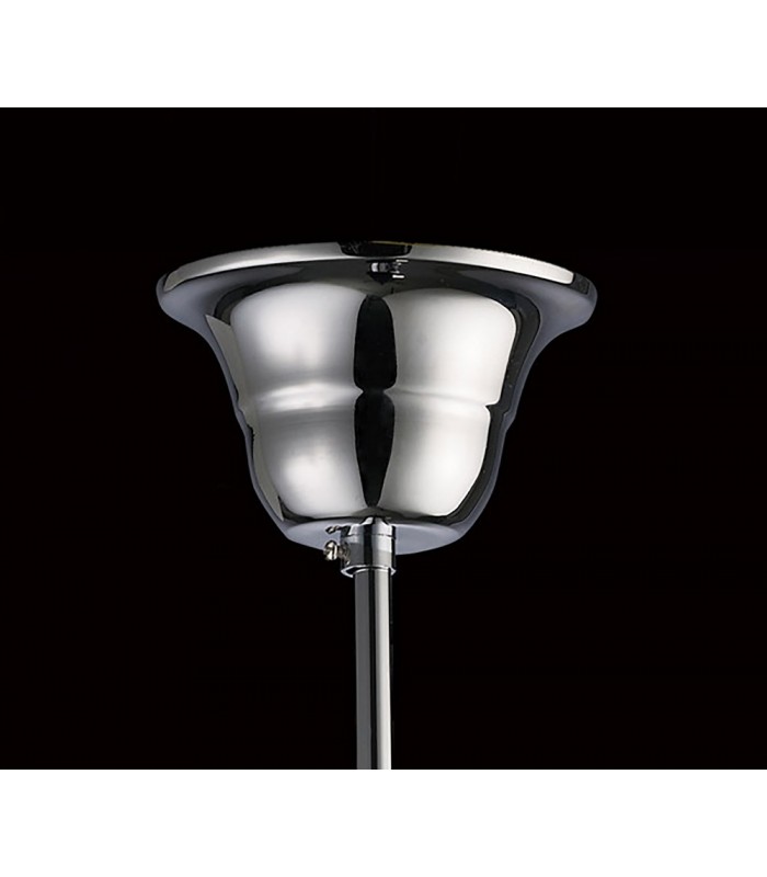 Ceiling Pendant Chandelier 13 Light Polished Chrome, Crystal - 18