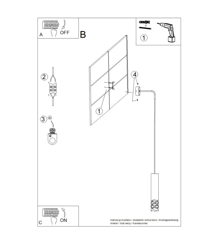 Liro Wall Lamp White 1x GU10-11