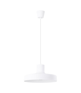 Bilo Dome Pendant Ceiling Light White 1x E27-1