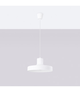 Bilo Dome Pendant Ceiling Light White 1x E27-2