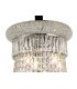Ceiling Pendant Chandelier 18 Light Polished Chrome, Crystal - 4