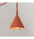 Nox Dome Wall Lamp Red Ochre 1x E14-4