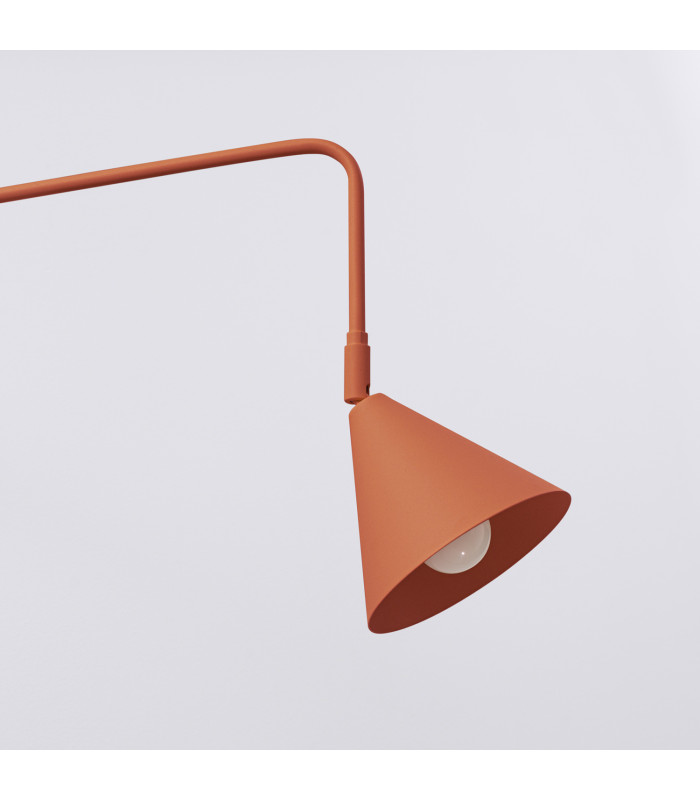Nox Dome Wall Lamp Red Ochre 1x E14-5