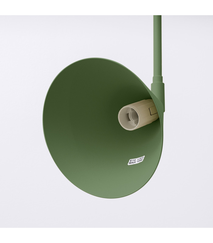 Nox Dome Wall Lamp Olive Green 1x E14-8