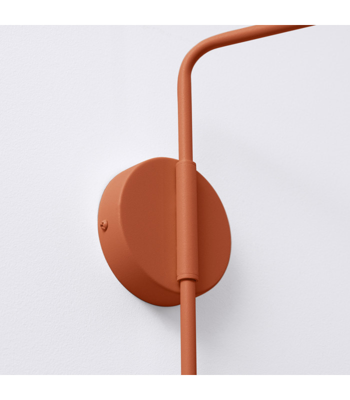 Nox Dome Wall Lamp Red Ochre 1x E14-7