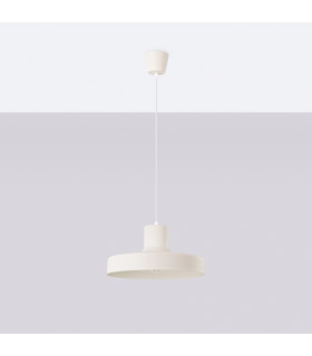 Bilo Dome Pendant Ceiling Light Beige 1x E27-2