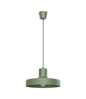 Bilo Dome Pendant Ceiling Light Olive Green 1x E27-1