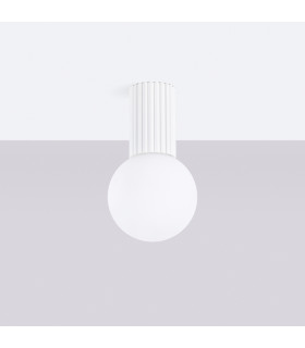 Halo Bathroom Ceiling Light White 1x G9IP44-2