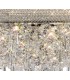 Ceiling Pendant Chandelier 18 Light Polished Chrome, Crystal - 11