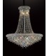 Ceiling Pendant Chandelier 18 Light Polished Chrome, Crystal - 12