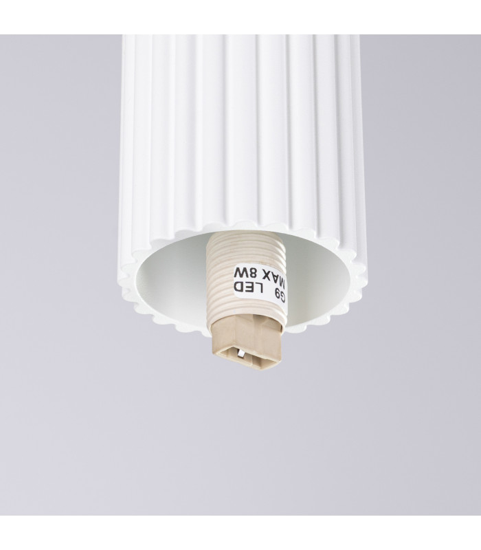 Halo Bathroom Ceiling Light White 1x G9IP44-6