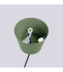 Bilo Dome Pendant Ceiling Light Olive Green 1x E27-9