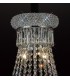 Ceiling Pendant Chandelier 18 Light Polished Chrome, Crystal - 14