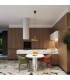 Bilo Dome Pendant Ceiling Light Olive Green 1x E27-12