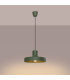 Bilo Dome Pendant Ceiling Light Olive Green 1x E27-3