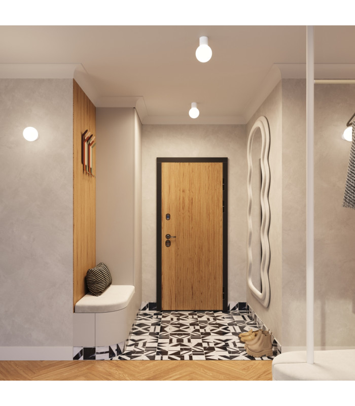 Halo Bathroom Ceiling Light White 1x G9IP44-14