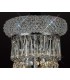 Ceiling Pendant Chandelier 18 Light Polished Chrome, Crystal - 17
