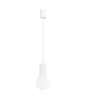 Halo Slim Pendant Ceiling Light White 1x G9-1