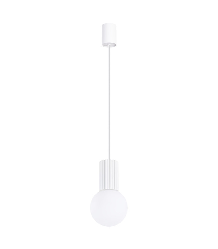 Halo Slim Pendant Ceiling Light White 1x G9-1