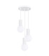 Halo Cluster Pendant Ceiling Light White 3x G9-1