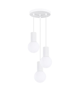 Halo Cluster Pendant Ceiling Light White 3x G9-1