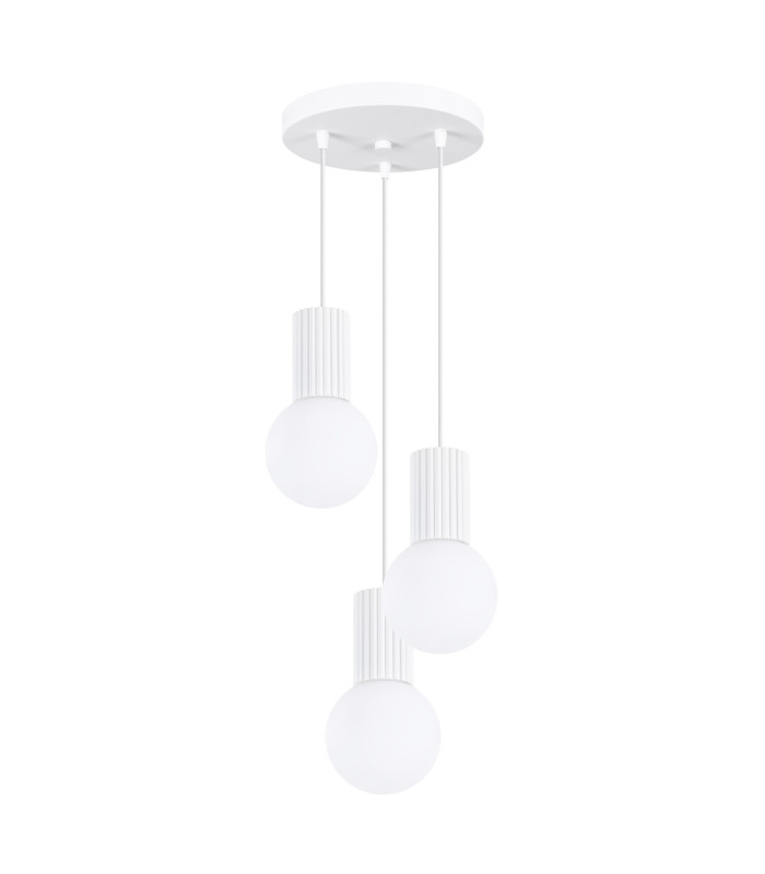 Halo Cluster Pendant Ceiling Light White 3x G9-1