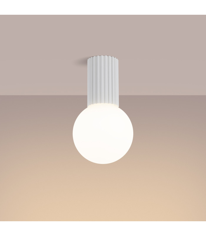 Halo Bathroom Ceiling Light White 1x G9IP44-3