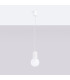 Halo Slim Pendant Ceiling Light White 1x G9-2