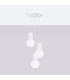Halo Cluster Pendant Ceiling Light White 3x G9-2