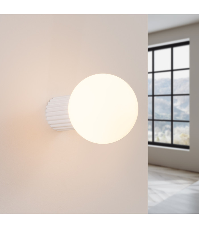 Halo Bathroom Wall Lamp White 1x G9IP44-3