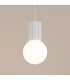 Halo Slim Pendant Ceiling Light White 1x G9-4