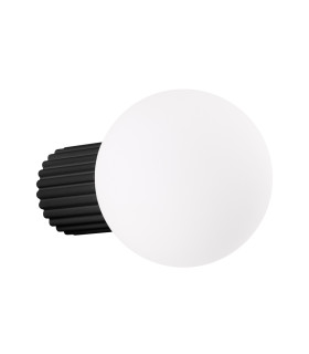 Halo Bathroom Wall Lamp Black 1x G9IP44-1