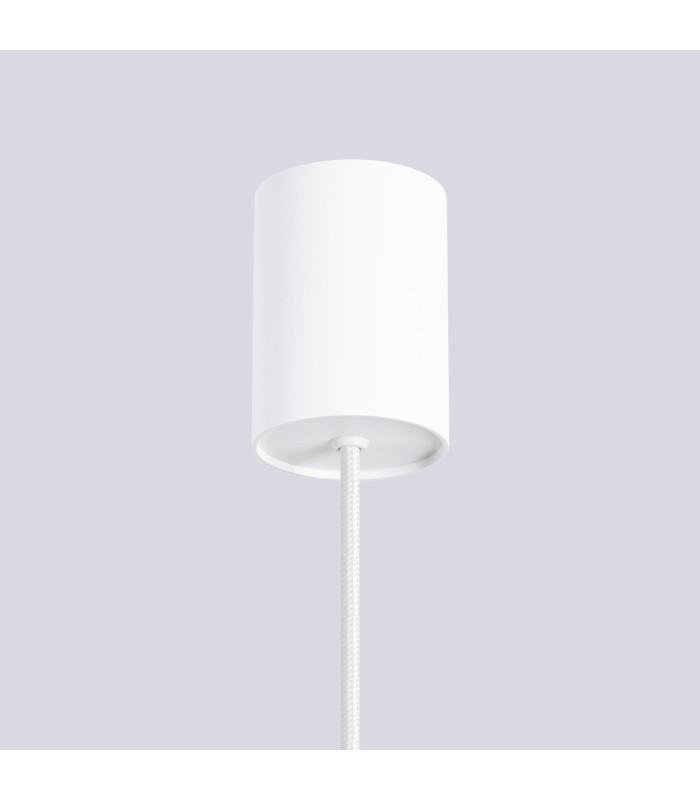 Halo Slim Pendant Ceiling Light White 1x G9-6
