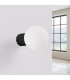 Halo Bathroom Wall Lamp Black 1x G9IP44-2