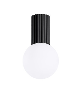 Halo Bathroom Ceiling Light Black 1x G9IP44-1