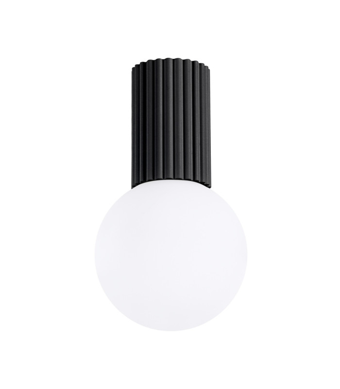 Halo Bathroom Ceiling Light Black 1x G9IP44-1
