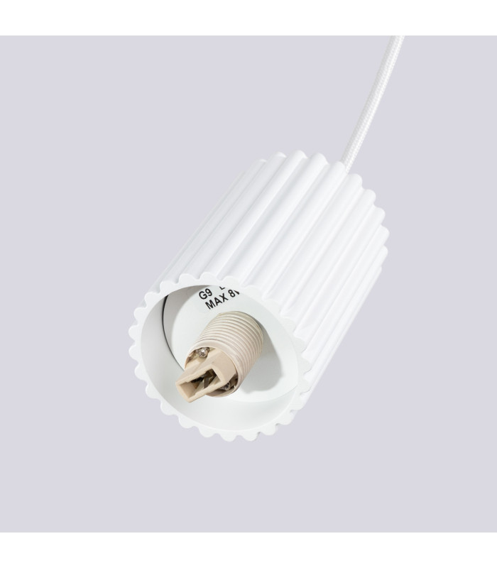 Halo Cluster Pendant Ceiling Light White 3x G9-9