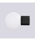 Halo Bathroom Wall Lamp Black 1x G9IP44-5