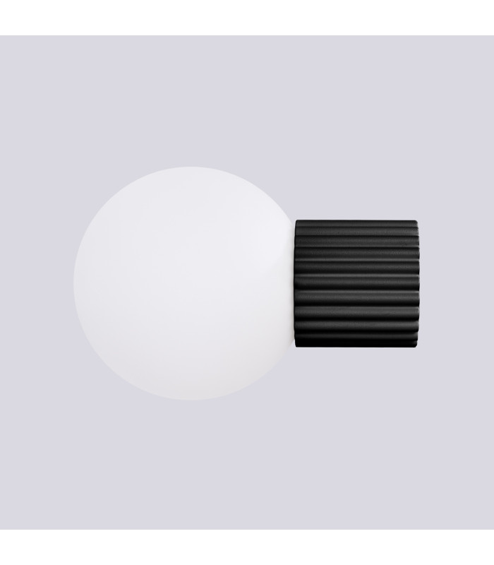 Halo Bathroom Wall Lamp Black 1x G9IP44-5