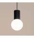 Halo Slim Pendant Ceiling Light Black 1x G9-4